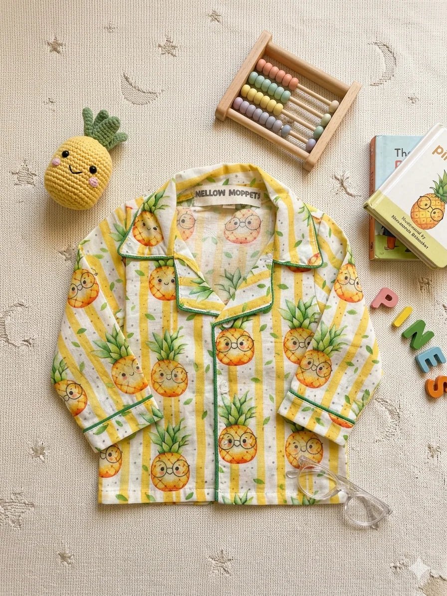 Mellow Midnight Magic nightsuit with soft comfortable fabric, relaxed fit, and cozy design for a comfortable night's sleep and everyday lounging.