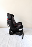 R for Rabbit Jack N Jill convertible car seat with rear and forward-facing modes, adjustable safety harness, cushioned seating, side protection, and support for children from 0–25 kg.