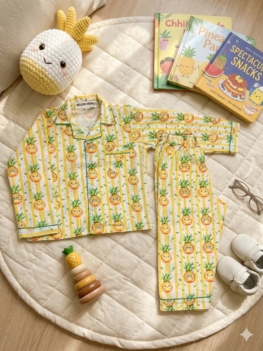 Mellow Midnight Magic nightsuit with soft comfortable fabric, relaxed fit, and cozy design for a comfortable night's sleep and everyday lounging.