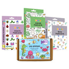 ZOOPLAY Animal World Combo Flashcards ( Animals, Birds, Insects and Sea Animals)