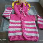 Crochet baby hoodies