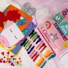 ILEARNNGROW DIY Sewing Art & Craft Kit Bundle - Learn and Create Six Charming Project - PyaraBaby