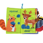 Baby Cloth Tail Books - Land Animals