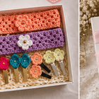 Cute Floral hair accessories set for small baby, Soft & Stylish Hair Accessories