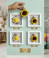 Daisy & Sunflower Keychain