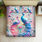 FAIRY TALES 7D Digital Print Super King Size Bedsheet Set With 2 Pillow Covers