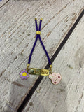 Personalized Bond Band / Rakhi with Charm