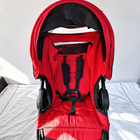 Britax Pathway Stroller Red Black Full Recline Rain Cover Storage Basket B180