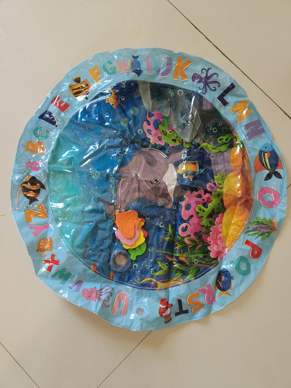 Baby Kids Water Play Mat Toys Inflatable Tummy Time Water Play Mat