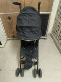 HARRY AND HONEY baby stroller/pram with a lightweight foldable design, reclining seat, adjustable canopy, 5-point safety harness, smooth wheels, and spacious storage basket for comfortable travel with babies and toddlers.