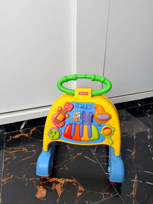Alt Text:
FISHER-PRICE Baby Push Toy Activity Centre featuring engaging play activities and an easy-to-hold push design, encouraging interactive play, movement, coordination and sensory exploration for growing babies.