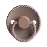 FRIGG Rope Latex Baby Pacifier 0-6M 1-Pack Sepia - Size 1