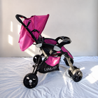 LuvLap Galaxy 18257 Baby Stroller Pram Reversible Reclining Teal Black B179
