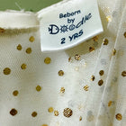 BEBORN BY DOODLE Baby Outfit – Off White (6 Months)