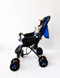 LuvLap Reversible Handle Stroller Foldable Reclining Baby Pram
