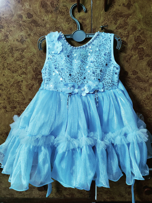 1st Birthday Frozen Princess Dress