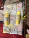 BABYHUG Baby Bedding Set with Neck Pillow and Bolsters