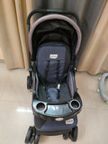 Buy LuvLap Baby Stroller – Safe, foldable pram with reclining seat, safety harness, and storage basket for newborns and toddlers.

