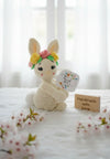 Crochet Bunny with greeting card