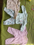 Toffee House, Cucumber, Pink Rabbit - Pyjama TShirt set - Pink, Light green and yellow (Set of 3)