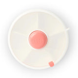 Discover the GoBe Snack Spinner in Coral Pink, an innovative and fun snack storage solution. 