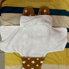 BRANDONN FLANNEN Teddy Bear shape Baby Wrapper / Swaddle