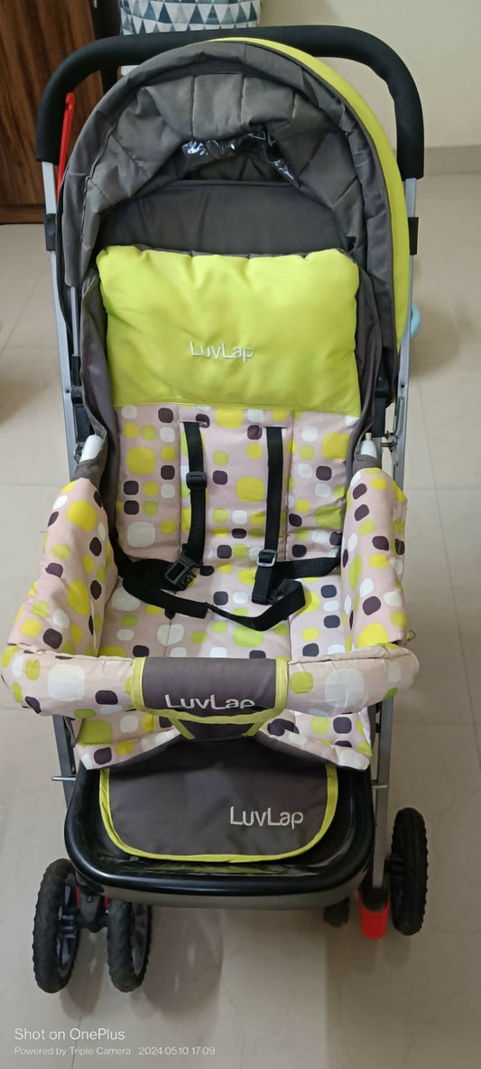Enjoy sunny strolls with your little one using the LUVLAP Sunshine Stroller/Pram, offering comfort, safety, and convenience for delightful outings. Perfect for leisurely walks or busy errands, it ensures smooth rides and cozy naps on the go.