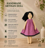 Handmade artisan dolls crafted with soft, premium-quality materials and intricate handcrafted details, perfect for imaginative play, nursery décor, gifting, and collectible displays.