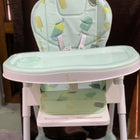 R for Rabbit Marshmallows high chair with adjustable seating, feeding tray, secure safety harness, sturdy frame, and comfortable support for babies during mealtimes.