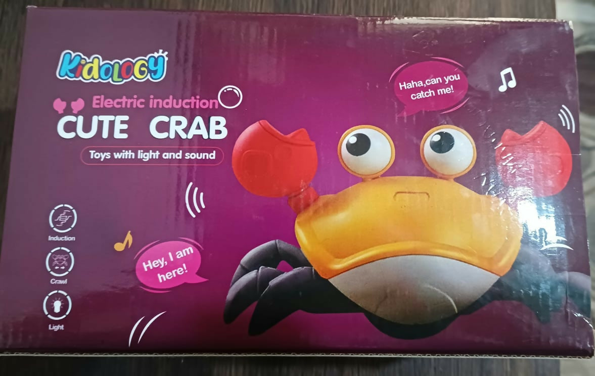 Kidology Cute Crab Electric Induction Toy