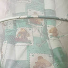 BABYHUG Teddy Print Baby Jumbo Bedding Set With Mosquito Net - Green - PyaraBaby