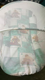 BABYHUG Teddy Print Baby Jumbo Bedding Set With Mosquito Net - Green - PyaraBaby