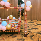 Wooden Balmukut Traditional Cradle With Parna, Dimensions: 26W×40H in Inch - PyaraBaby