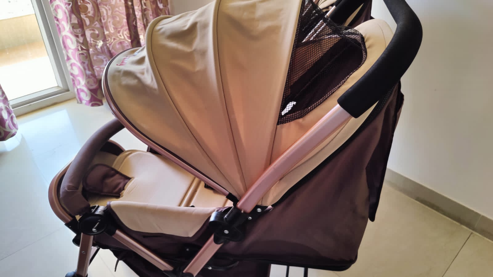 HUNY HUNY detachable twin stroller cum pram - PyaraBaby