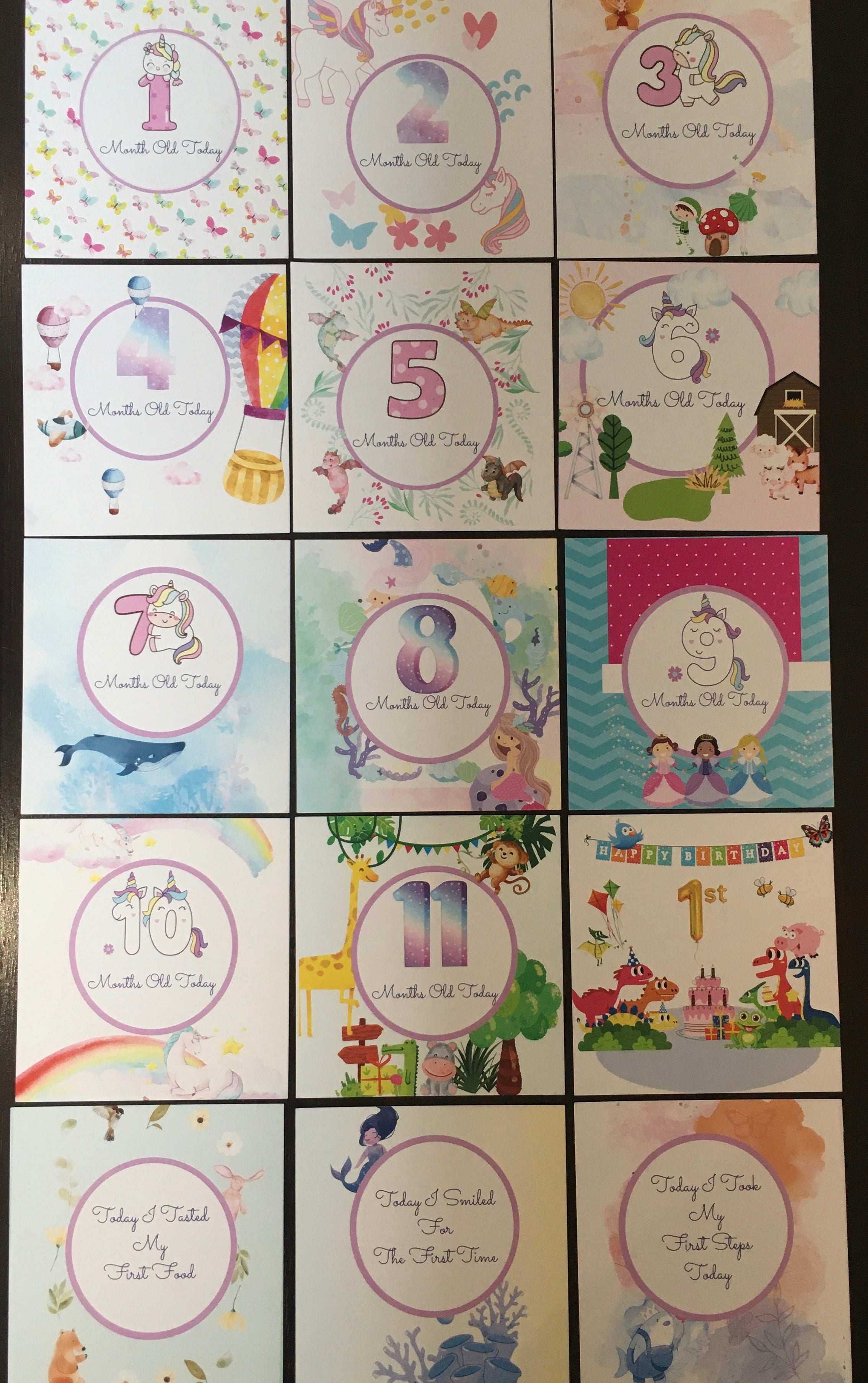 Milestone Cards for Baby - PyaraBaby