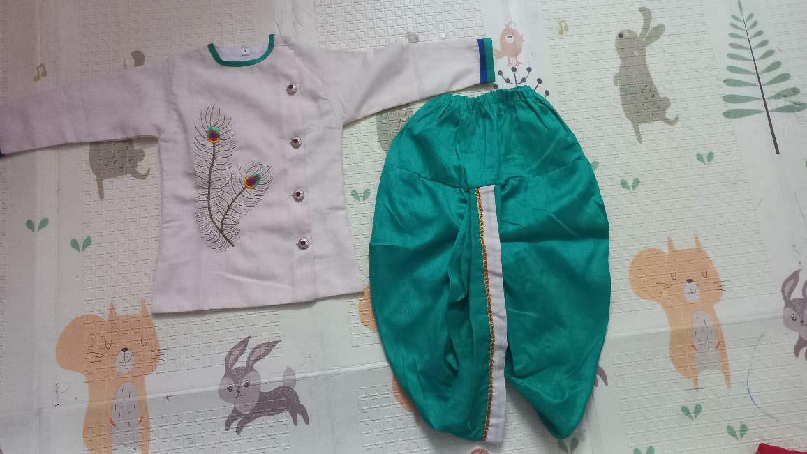 Top and Dhoti for Baby Girl - PyaraBaby