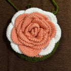 Crochet Handmade Flower Shape Sling Bag