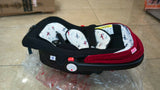 Babyhug Amber Car Seat Cum Carry Cot with padded seating, secure safety harness, ergonomic carry handle, protective canopy, and versatile design for comfortable travel with newborns and infants.