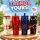 Insulated Tumbler (700 ml) with double-wall stainless steel insulation, spill-resistant lid, reusable straw, ergonomic design, and large capacity to keep beverages hot or cold for hours.