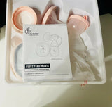 Efficient and comfortable R FOR RABBIT First Feed Nova Electric Breast Pump for new moms, featuring customizable suction and a quiet motor.