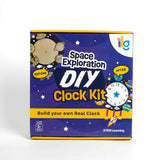 Transform your child's room into a cosmic sanctuary with the Cosmic Creations DIY Space Exploration Clock Kit. 