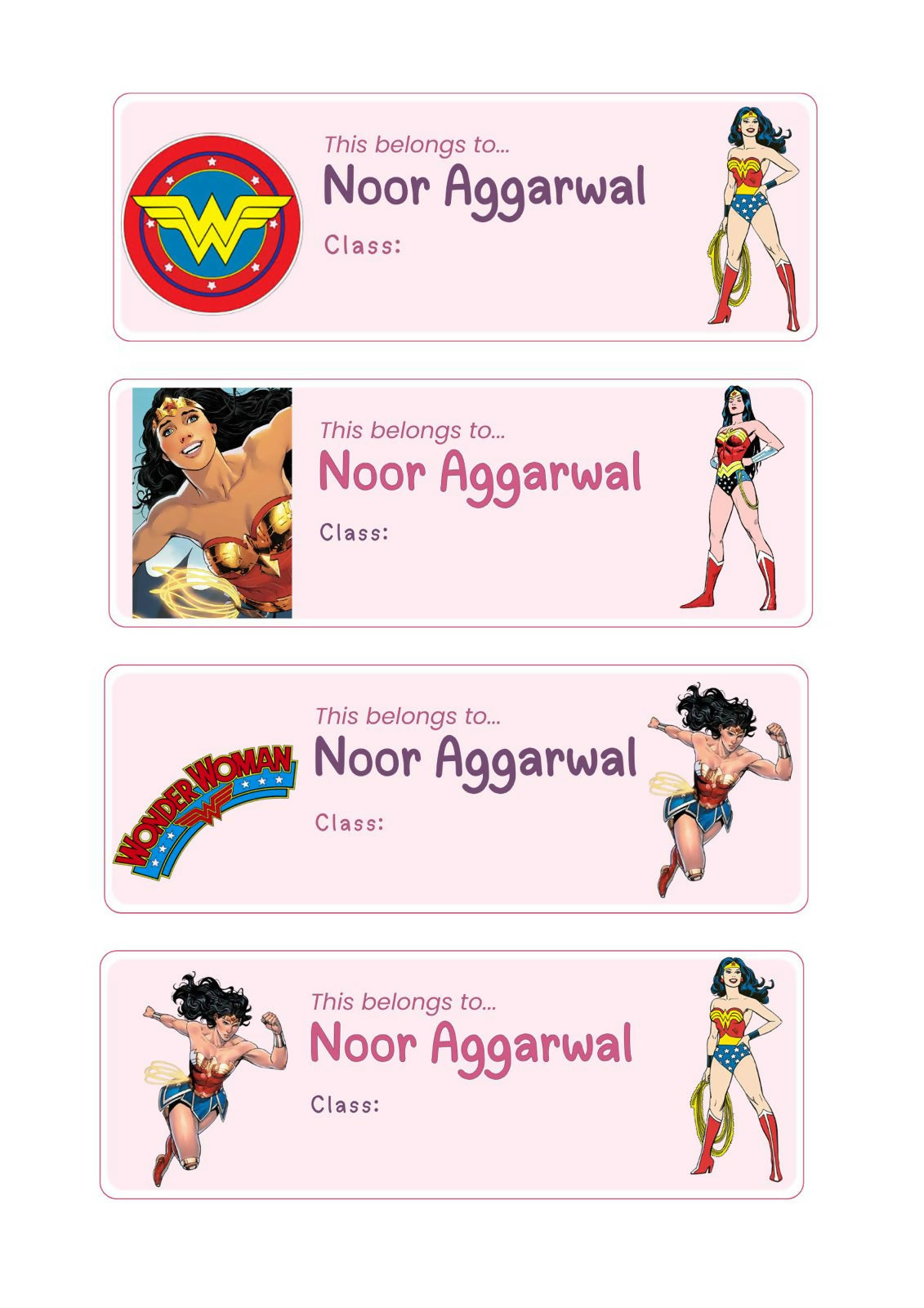 Name Stickers (Personalised)