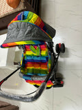 BABYHUG Cosy Cosmo Stroller/Pram with Reversible Handle offers comfort and convenience, featuring a back pocket and smooth maneuverability for your baby’s outings.

