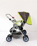 LuvLap Reversible Handle Baby Stroller Foldable Travel Pram Newborn