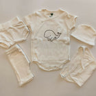 Shop Newborn Baby Clothing Set – Complete cotton essentials with cap, mittens, booties & more, perfect for baby showers and daily use.

