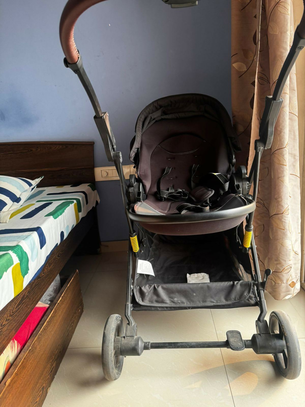 STAR & DAISY Coballe Travel-Friendly Lightweight Baby Stroller Pram – Black