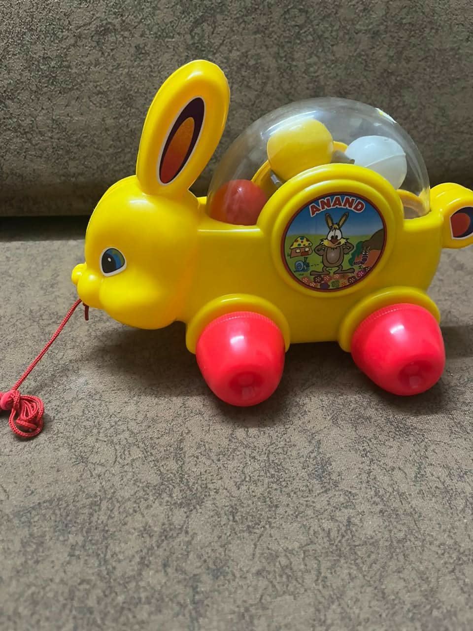 Discover the Rabbit Toy Car, featuring a cute design, sturdy build, and ...