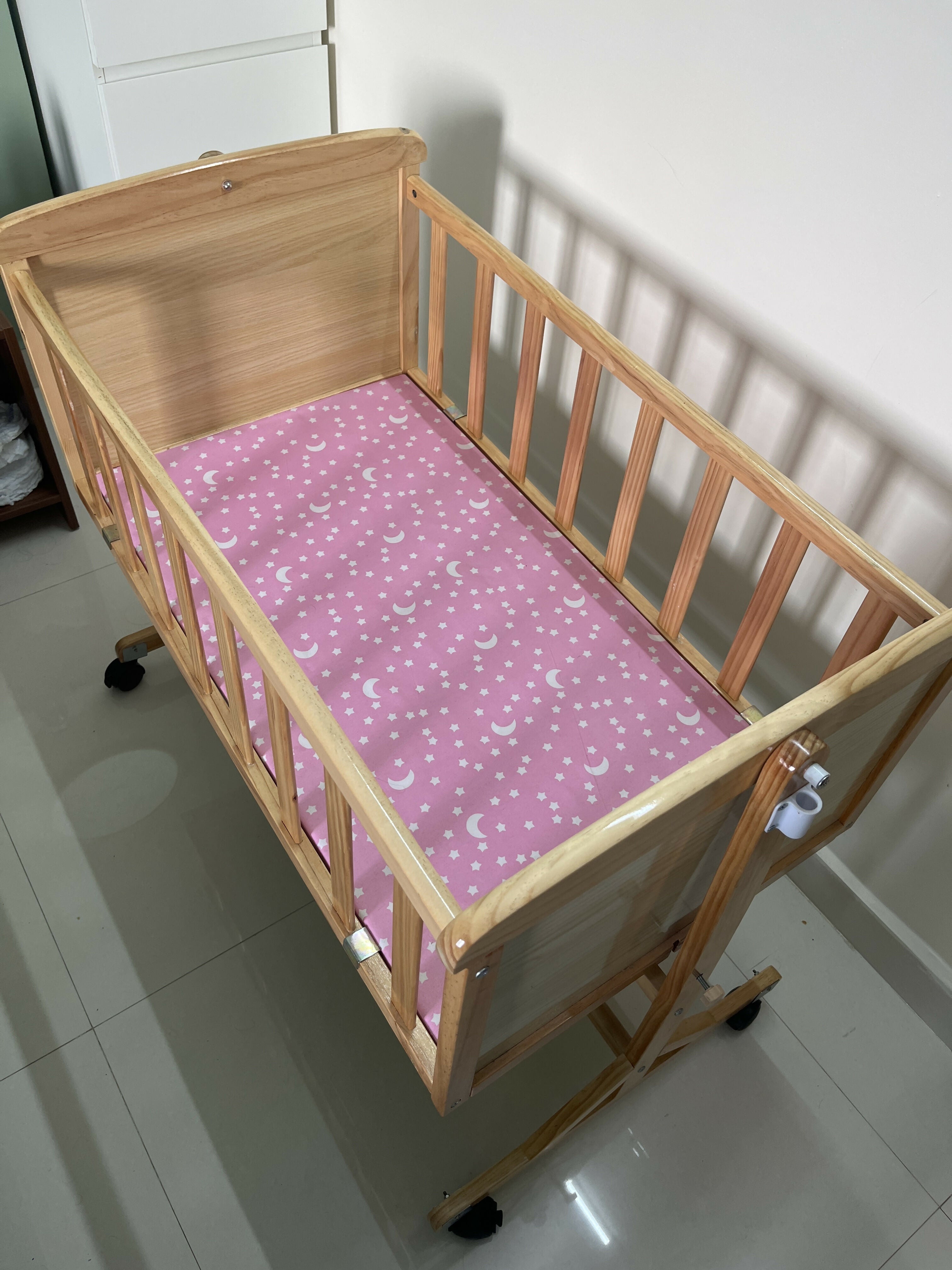 Baybee wooden cradle outlet
