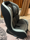 R FOR RABBIT Jack N Jill Convertible Baby Car Seat with rear and forward-facing modes, 5-point safety harness, side-impact protection, adjustable headrest, and cushioned seating for growing children.