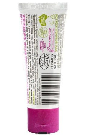 Jack n' Jill Natural Toothpaste  Berries & Cream 50g